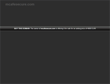 Tablet Screenshot of mcafesecure.com